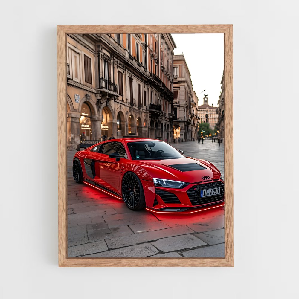 Poster Vitesse Élégante – affiche Audi (vue 4)